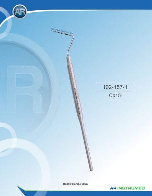 Parodontialsonden CP15 Hohl Griff 6mm