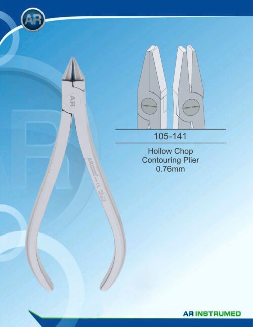 Kieferorthopädie Zangen Hollow Chop Contouring Plier 0.76mm