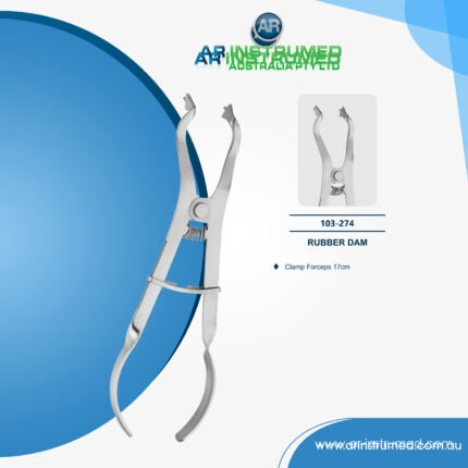 Rubber Dam Clamp Forceps 17cm
