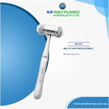 Mallet with Replaceable Plastic Insert 17cm