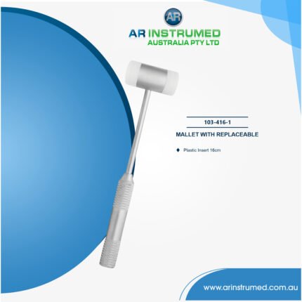 Mallet with Replaceable Plastic Insert 16cm