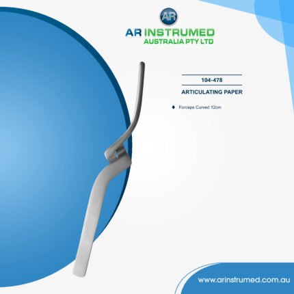 Articulating Paper Forceps Curved 12cm