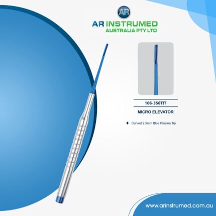 Micro Elevator Curved 2.5mm  Blue Plasma Tip