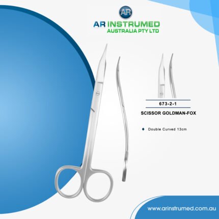 Scissor Goldman-Fox Double Curved 13cm